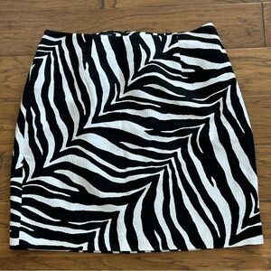 Talbots‎ Woman Petites Zebra Print Skirt 16WP NEW